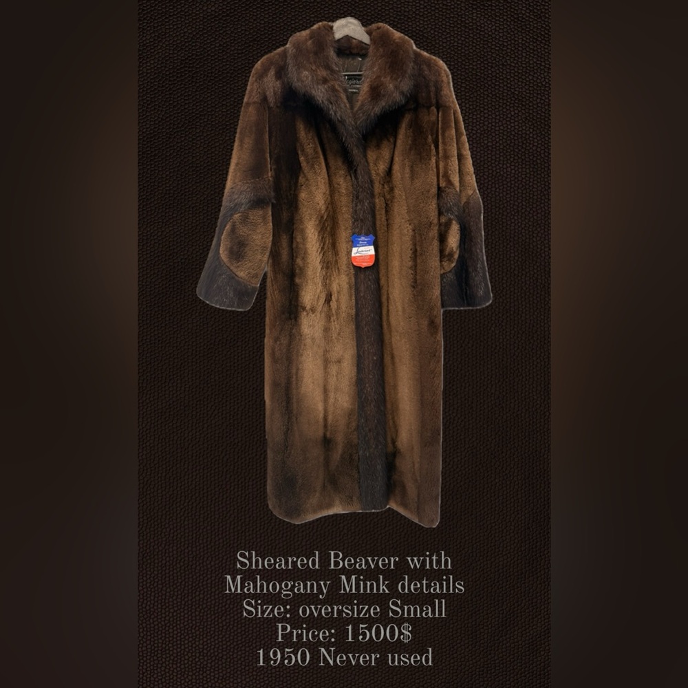 sheared Beaver and Fox Coat